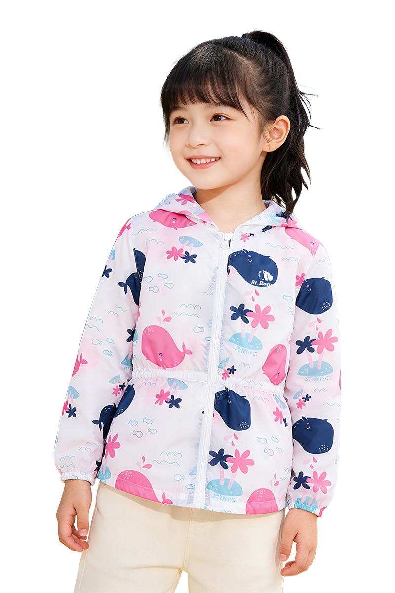 超輕透連帽防曬外套｜女童 9002 (防曬 透氣 輕薄 抗UV  冷氣房外套)