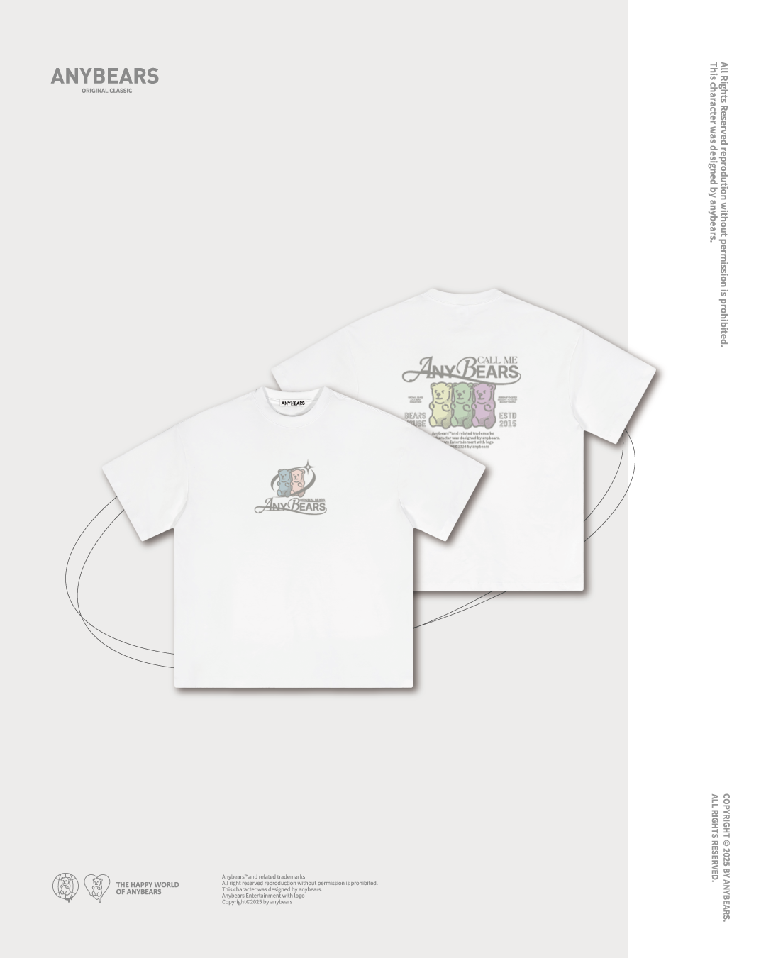ANYBEARS® OG BEAR 復古OG熊 短Tee
