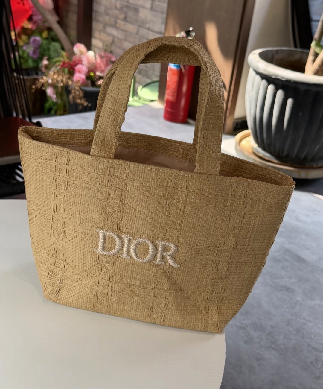 DIOR beauty mini Tote 贈品小袋仔