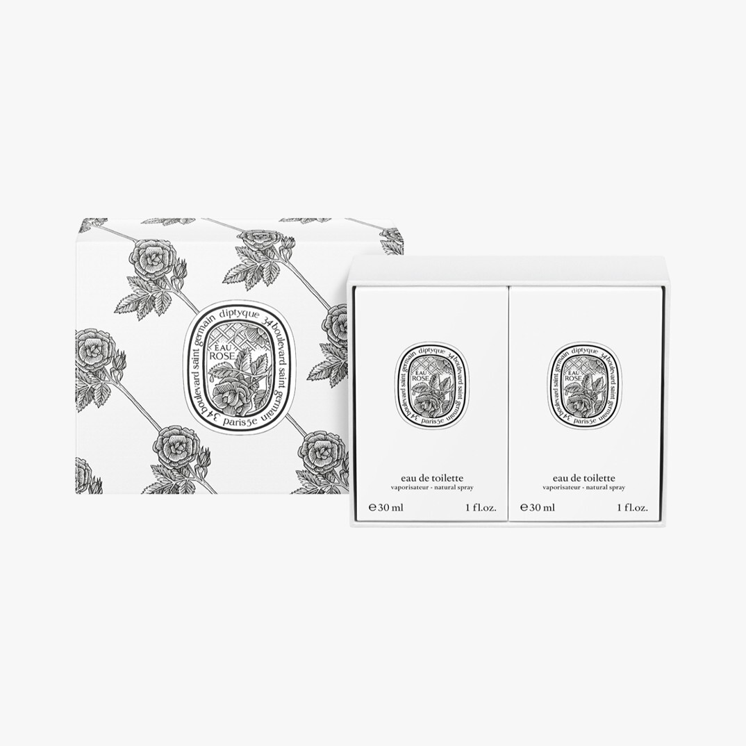 Diptyque Eau Rose(玫瑰之水)淡香水雙瓶裝 30ml x2