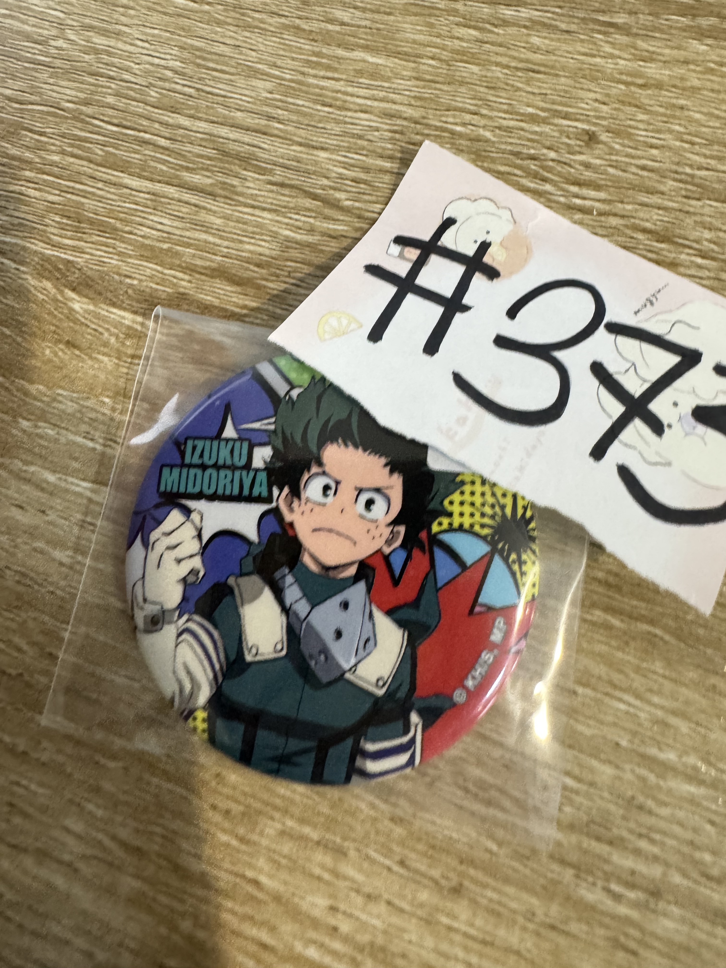我的英雄學院  綠谷  襟章#373