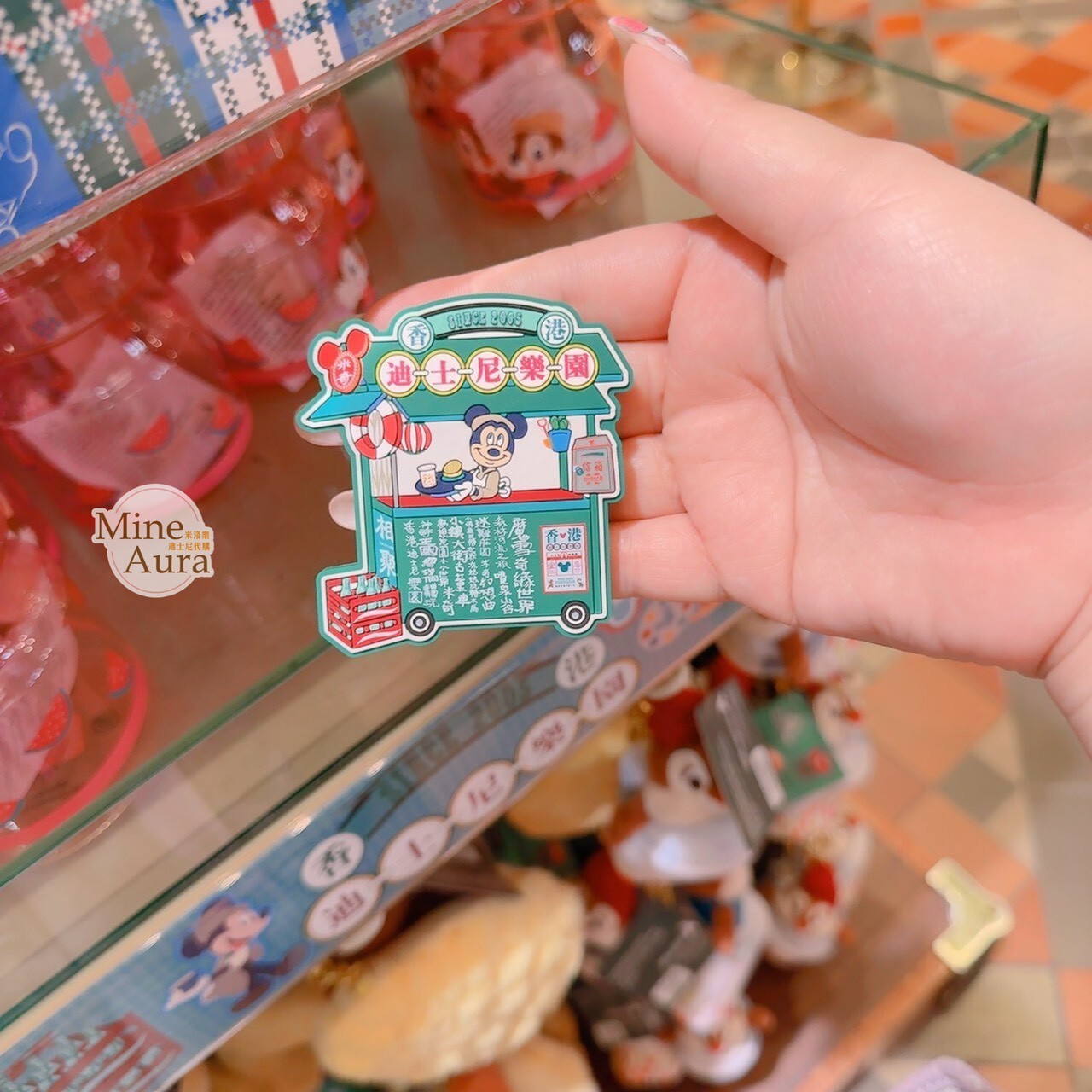 米奇與好友懷舊香港系列 米奇 Mickey 造型 磁鐵 -香港迪士尼樂園