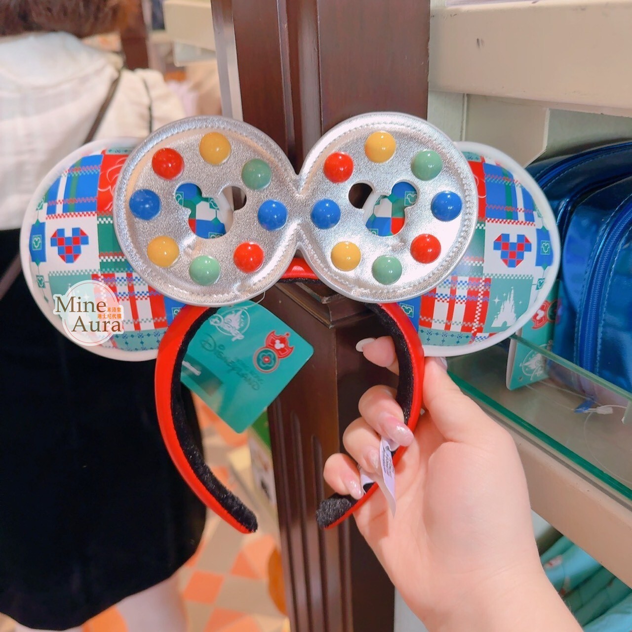 米奇與好友懷舊香港系列 米奇 Mickey 造型 髮圈 髮箍 -香港迪士尼樂園