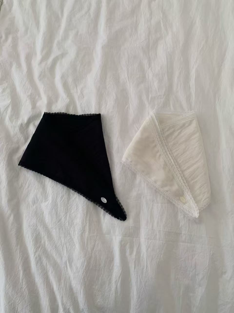 VE2641 Lace Cotton Scarf