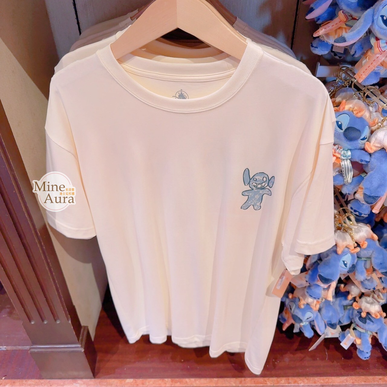 史迪奇 Stitch 塗鴉圖案 上衣 短T 星際寶貝 Lilo & Stitch -香港迪士尼樂園