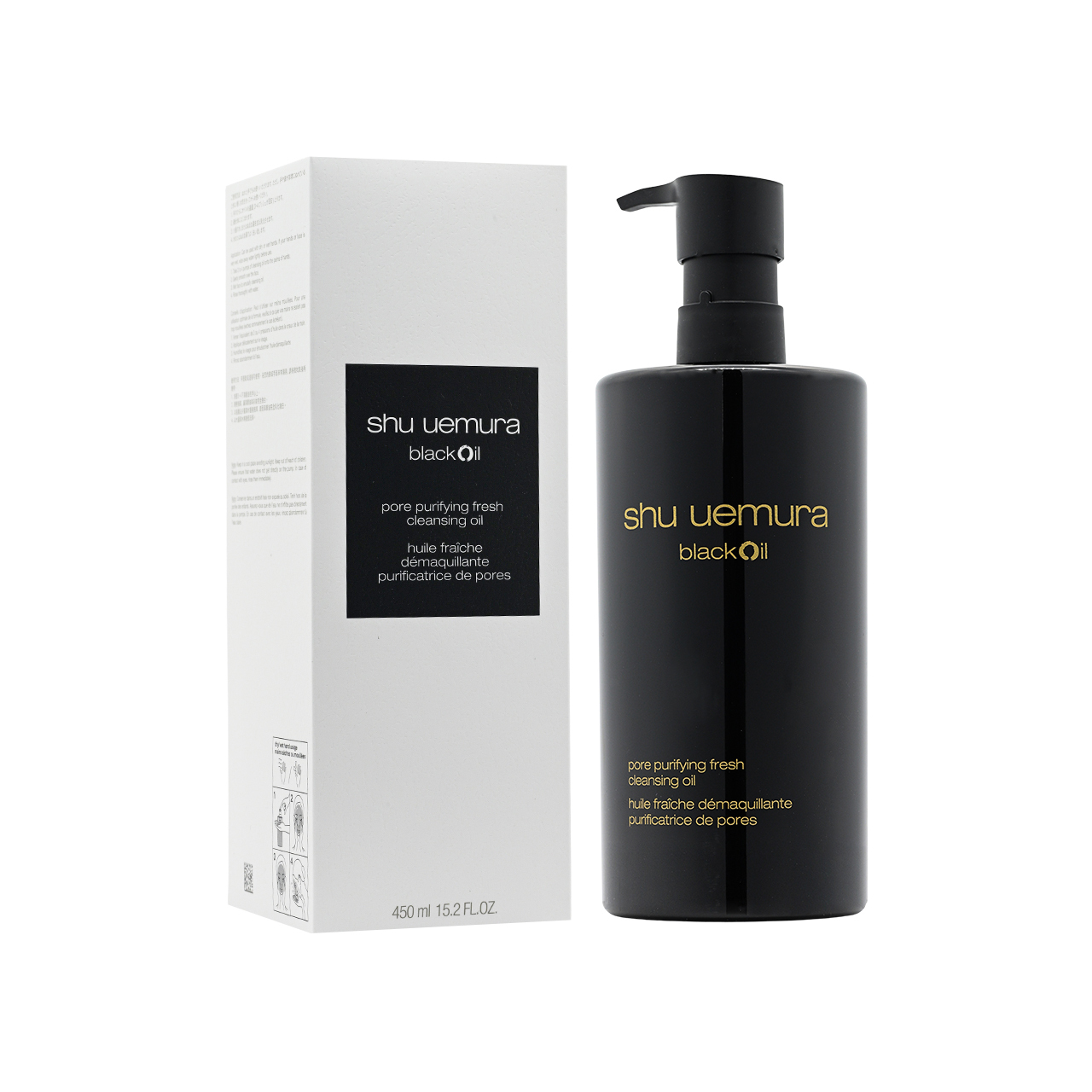 Shu Uemura BlackOil 煥顏臻黑潔顏油450ml | 控油去黑頭收毛孔卸妝油
