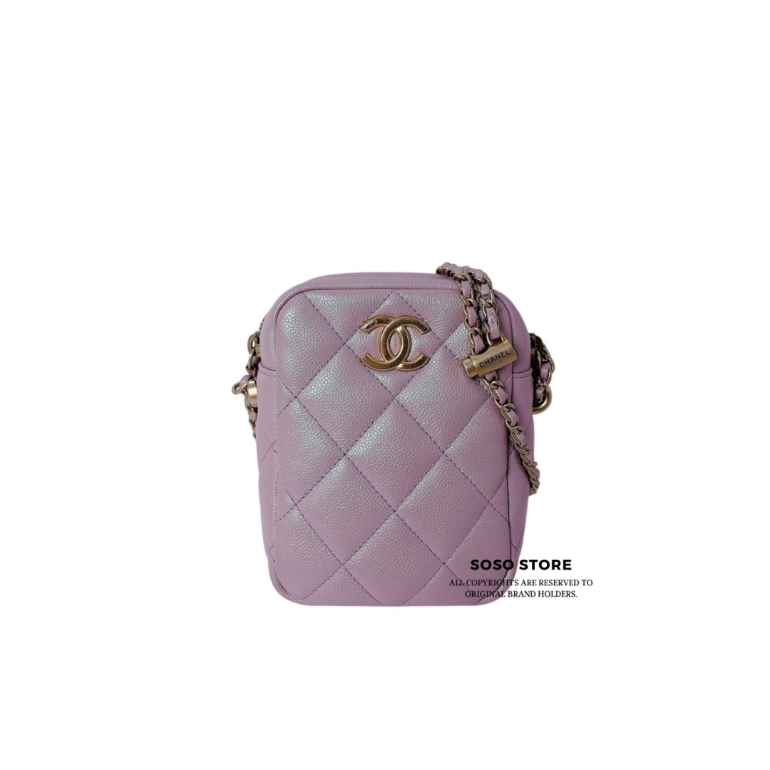 Chanel My Perfect Camera Case - Light Purple / GHW