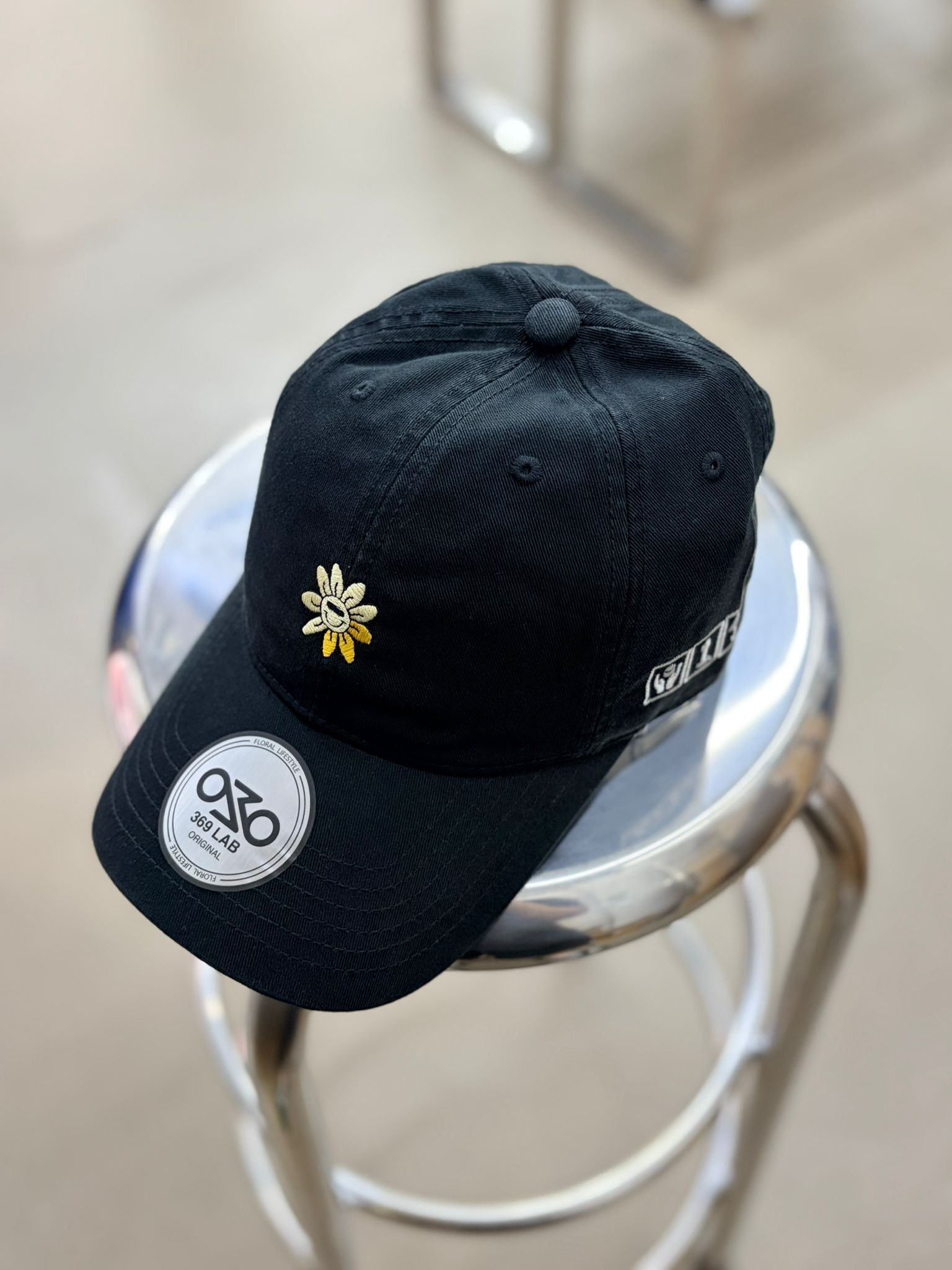 369Lab Lemon baby flower cap - BLACK | 2S6CAP002