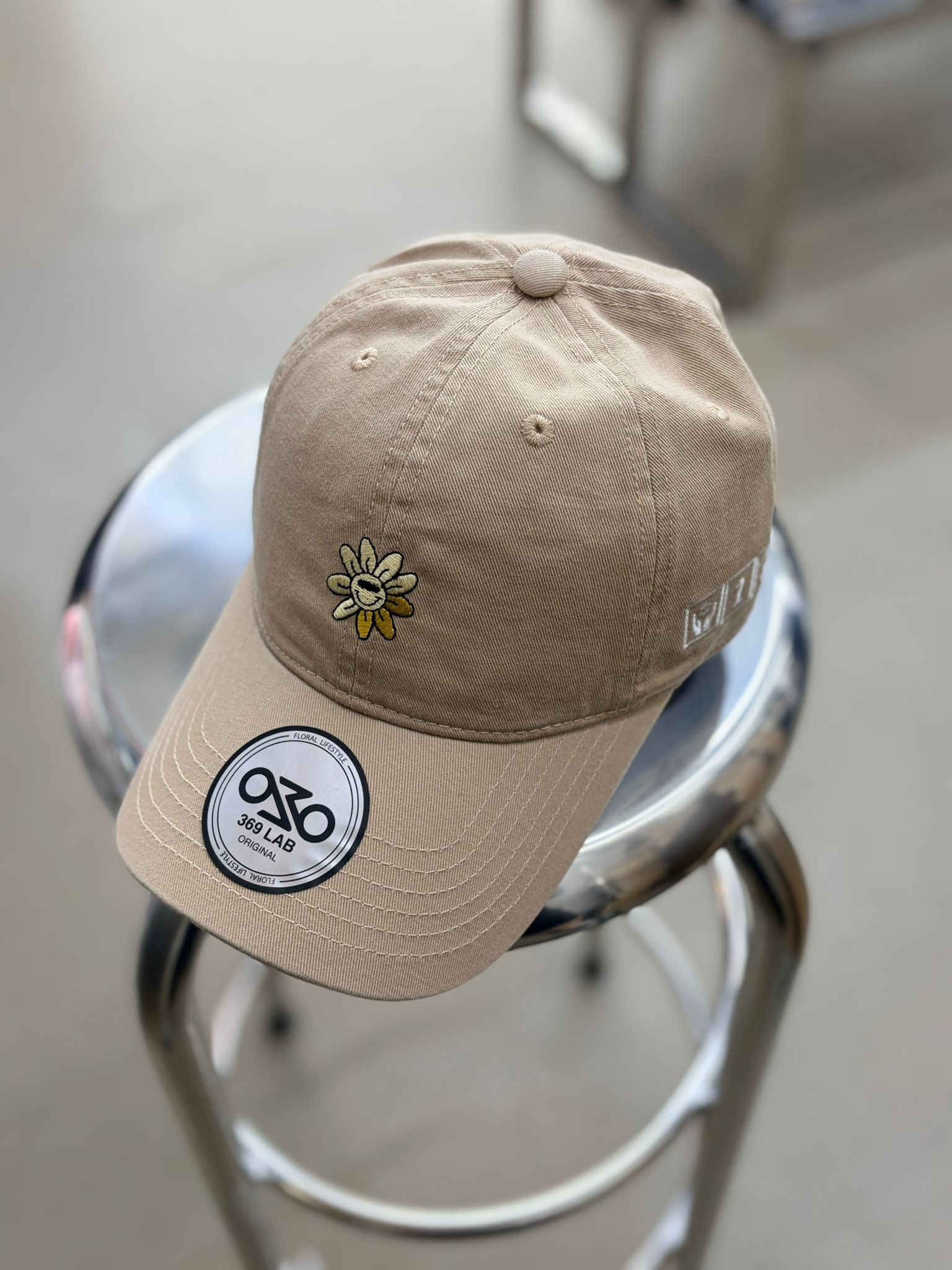 369Lab Lemon baby flower cap - BEIGE | 2S6CAP002