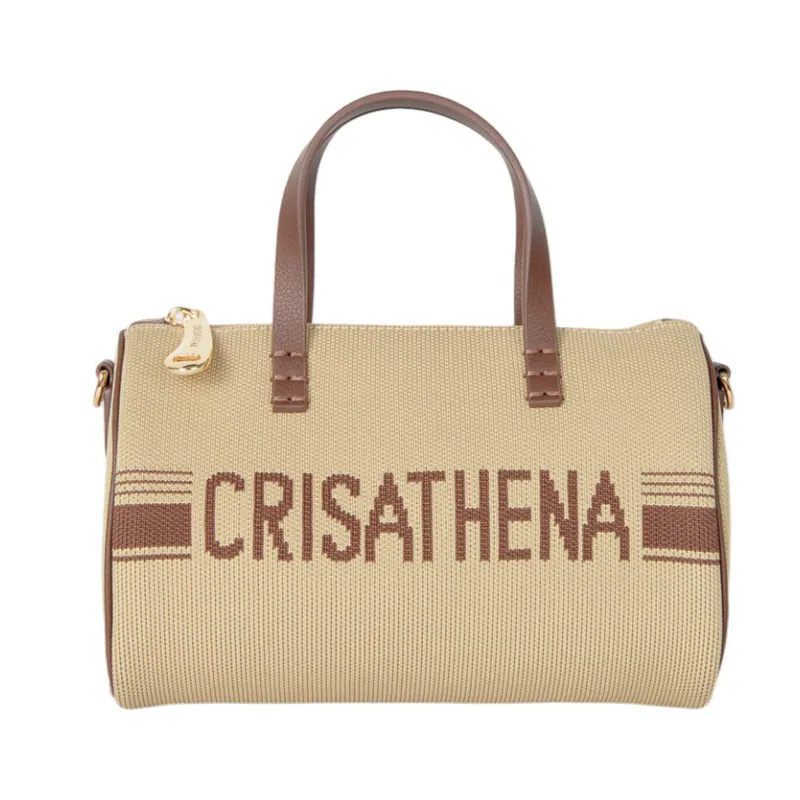Crisathena Boston Bag CT-250005-1-CAMEL-M