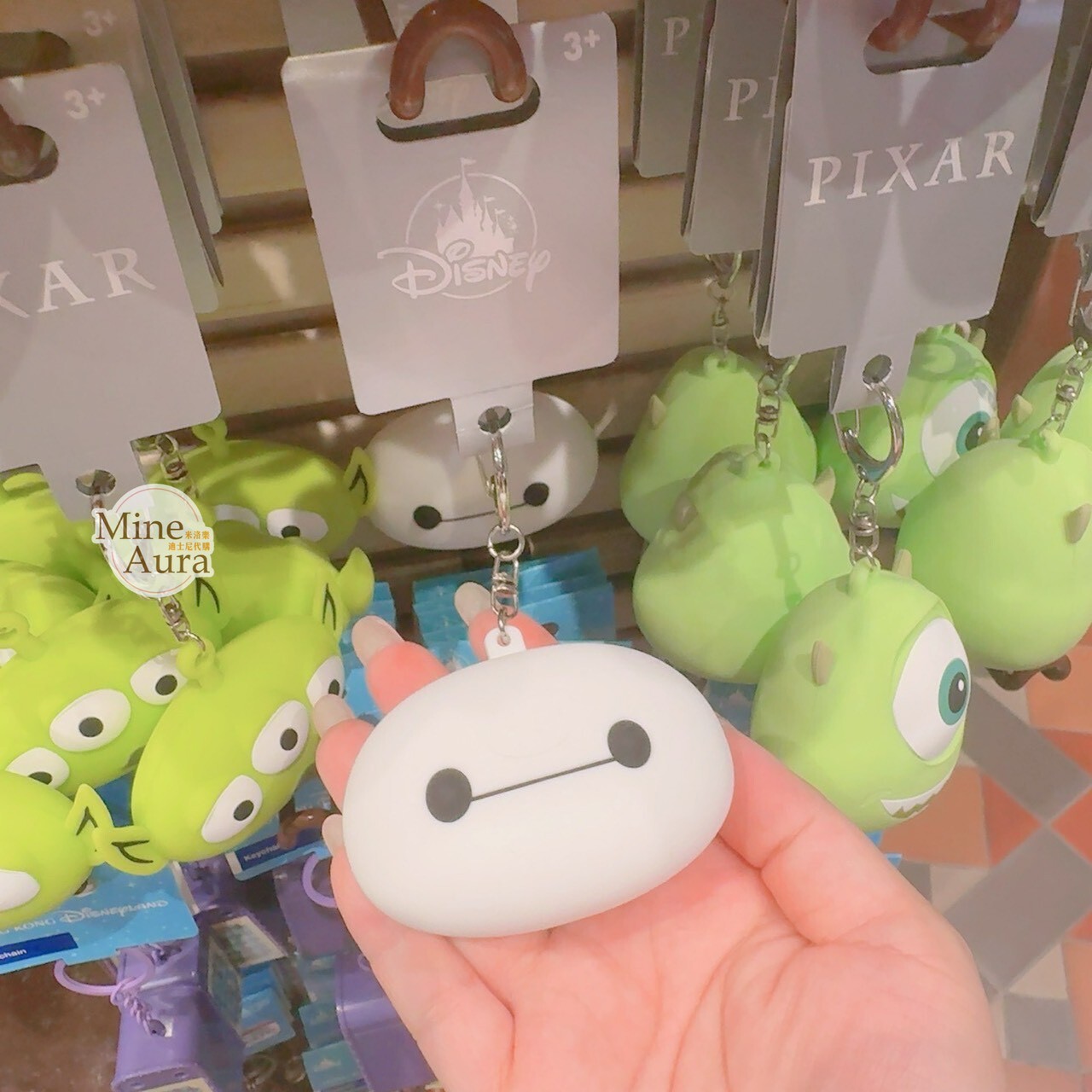 杯麵 Baymax 立體大頭 造型 鑰匙圈 吊飾 大英雄天團 Big Hero 6 -香港迪士尼樂園