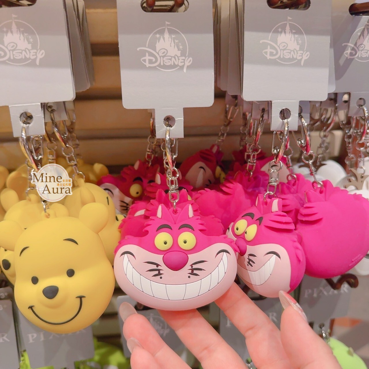 柴郡貓 The Cheshire Cat 妙妙貓 立體大頭 造型 鑰匙圈 吊飾 愛麗絲夢遊仙境 Alice in Wonderland -香港迪士尼樂園