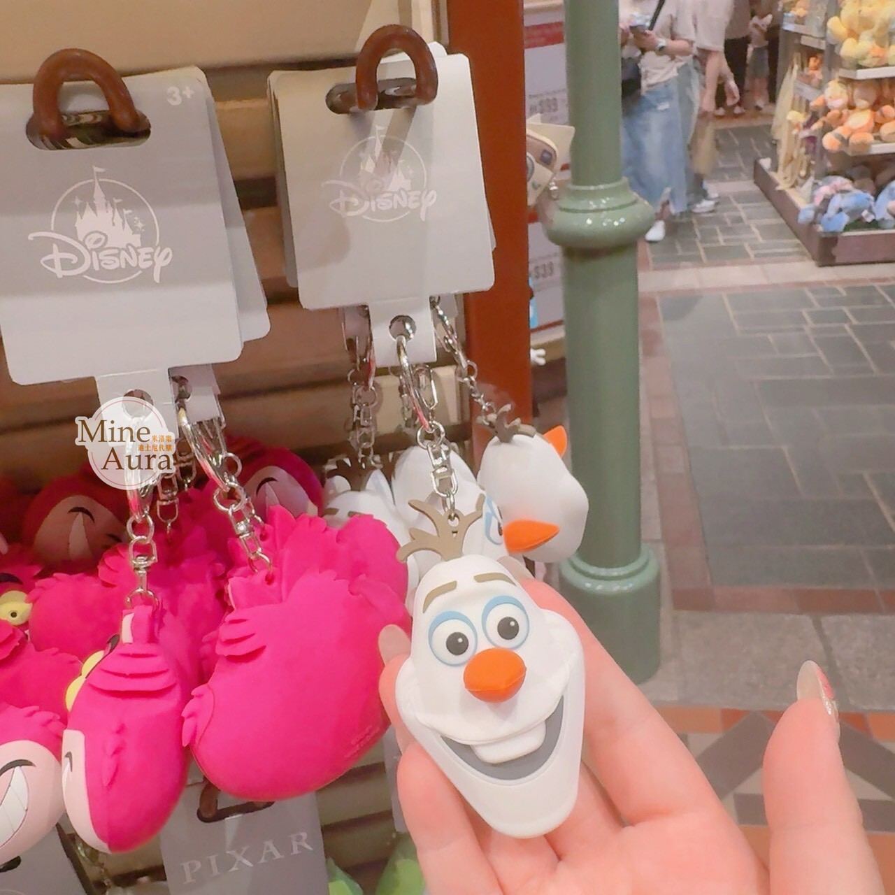 雪寶 Olaf 立體大頭 造型 鑰匙圈 吊飾 冰雪奇緣 Frozen -香港迪士尼樂園