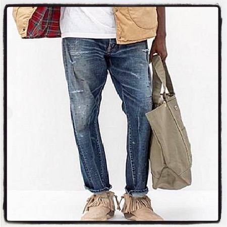 LAST PCS: VISVIM SOCIAL SCULPTURE JOURNEYMAN PANTS TACKED DMGD-27 - SIZE 3 PRE ORDER ITEM (預訂中)