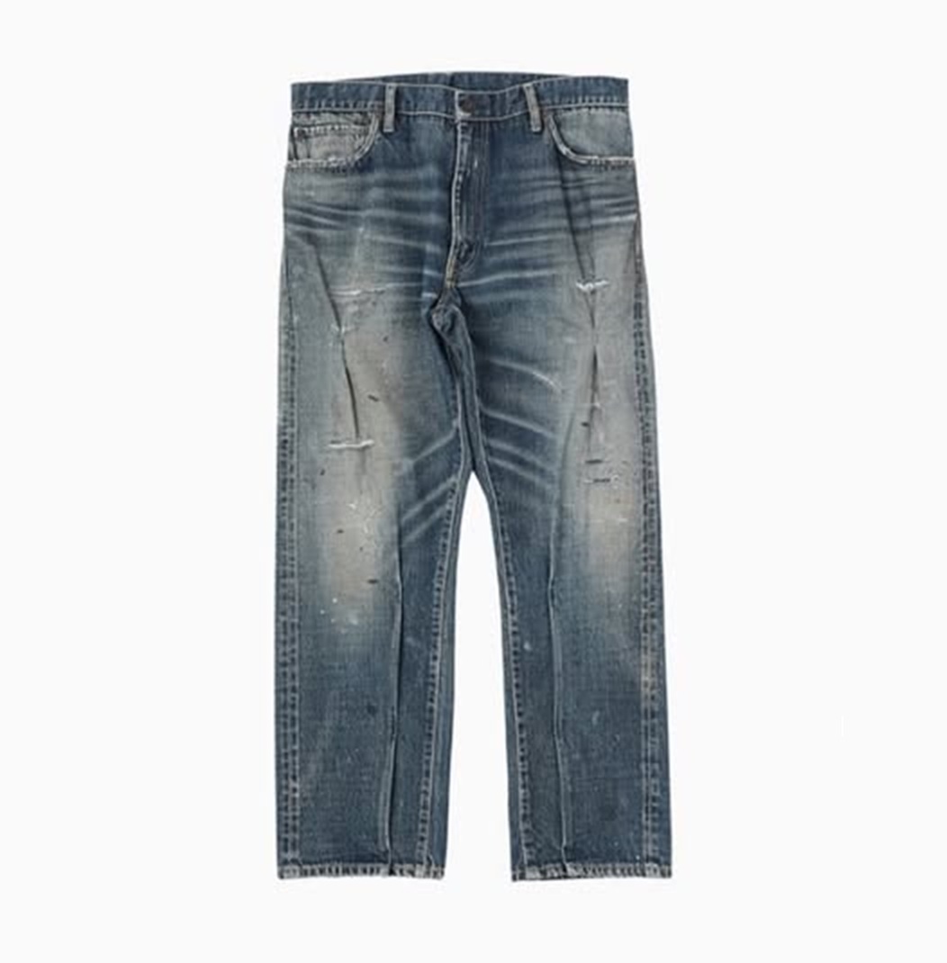 LAST PCS: VISVIM SOCIAL SCULPTURE JOURNEYMAN PANTS TACKED DMGD-27 - SIZE 3 PRE ORDER ITEM (預訂中)