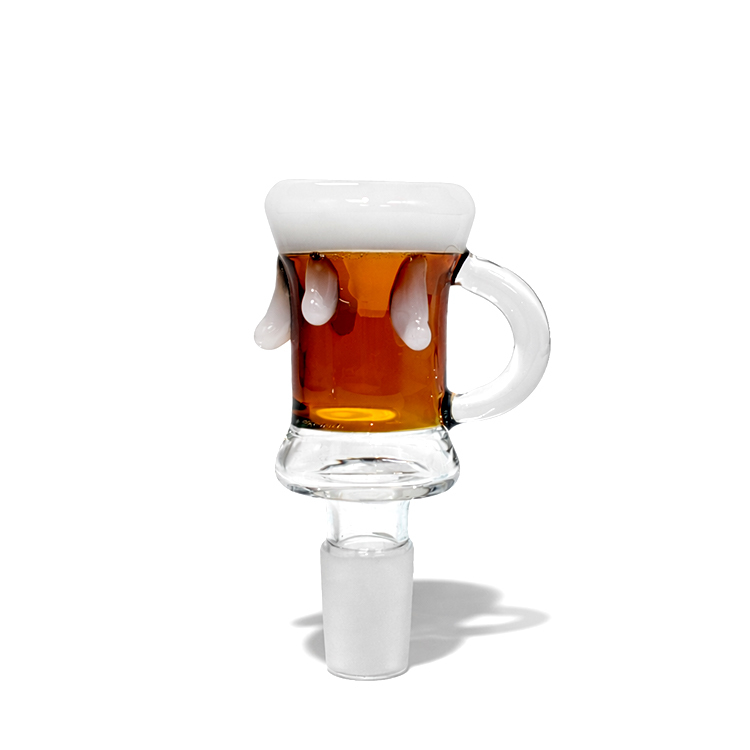 A11 Beer-shaped Glass Bowl 啤酒玻璃煙鍋 - 14mm