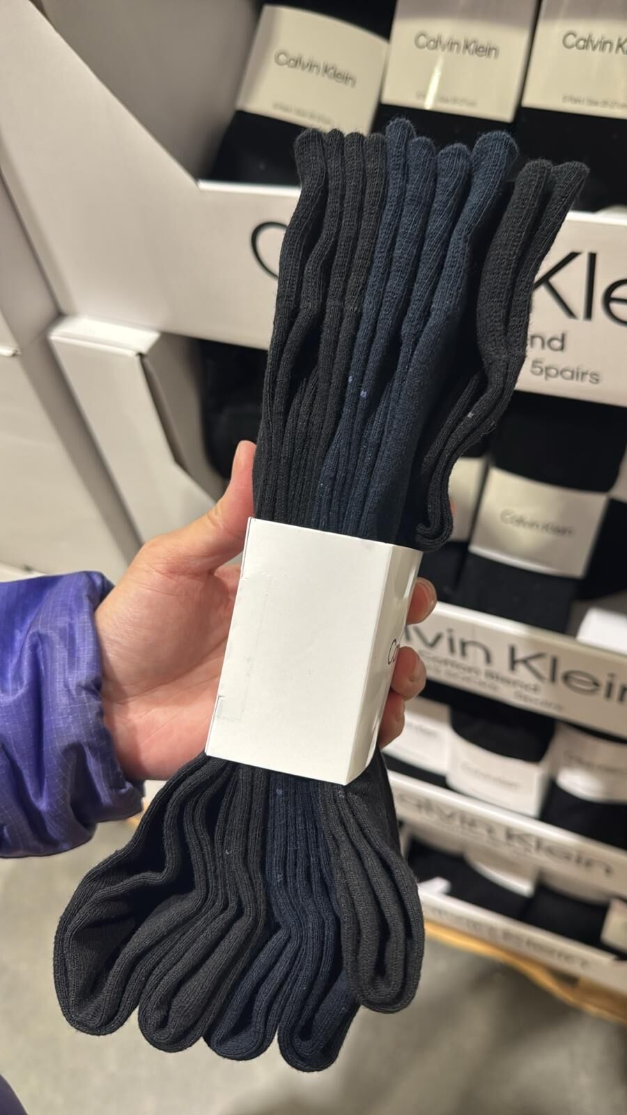 260413 日本COSTCO CK MENS DRESS SOCKS 5PC SET (25-27CM)