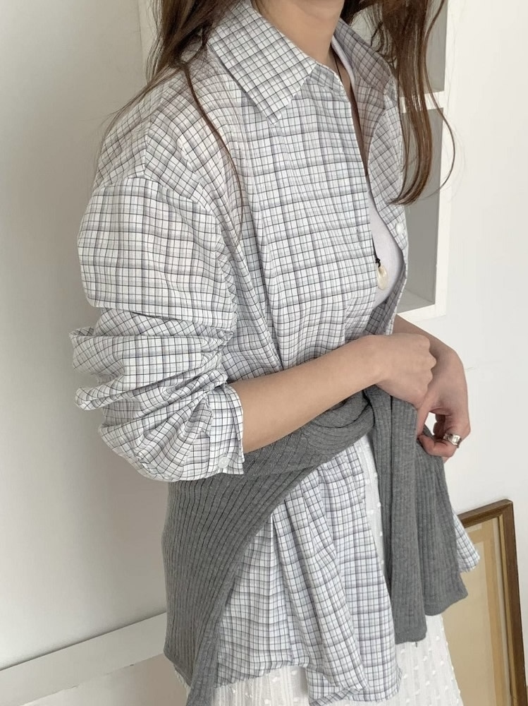 #228N738 永不過時，寶藏格紋恤衫