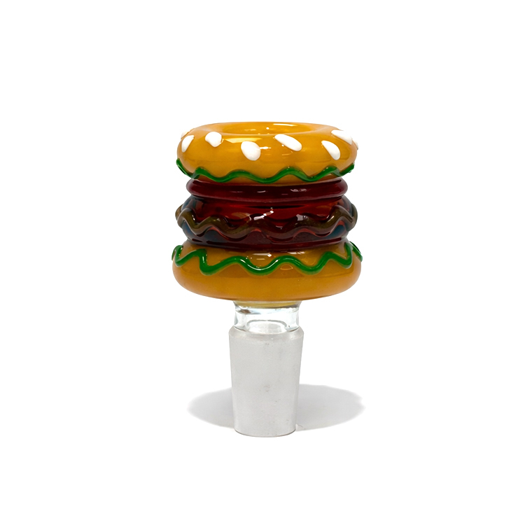 A19 Hamburger Glass Bowl 漢堡玻璃煙鍋 - 14mm