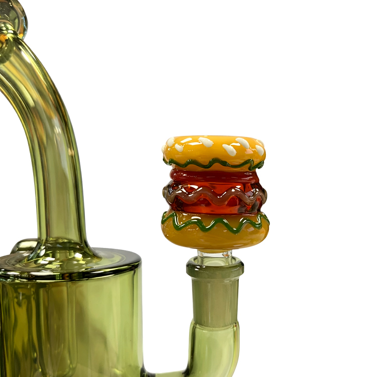 A19 Hamburger Glass Bowl 漢堡玻璃煙鍋 - 14mm