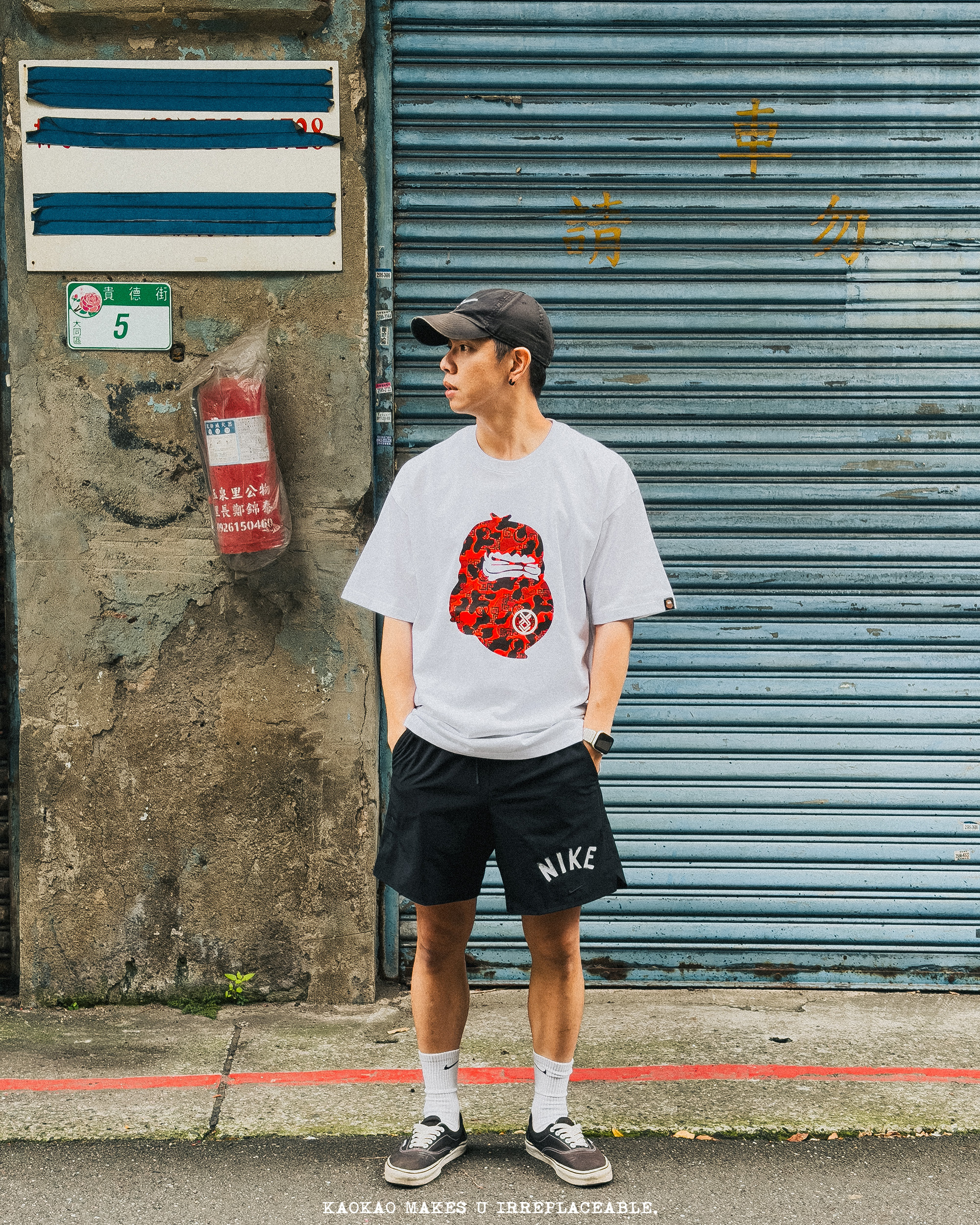 香港IT集團 Fingercroxx FGXX 猿人 潮流迷彩 落肩 短袖T 男女同款【FGXTEW0002970】