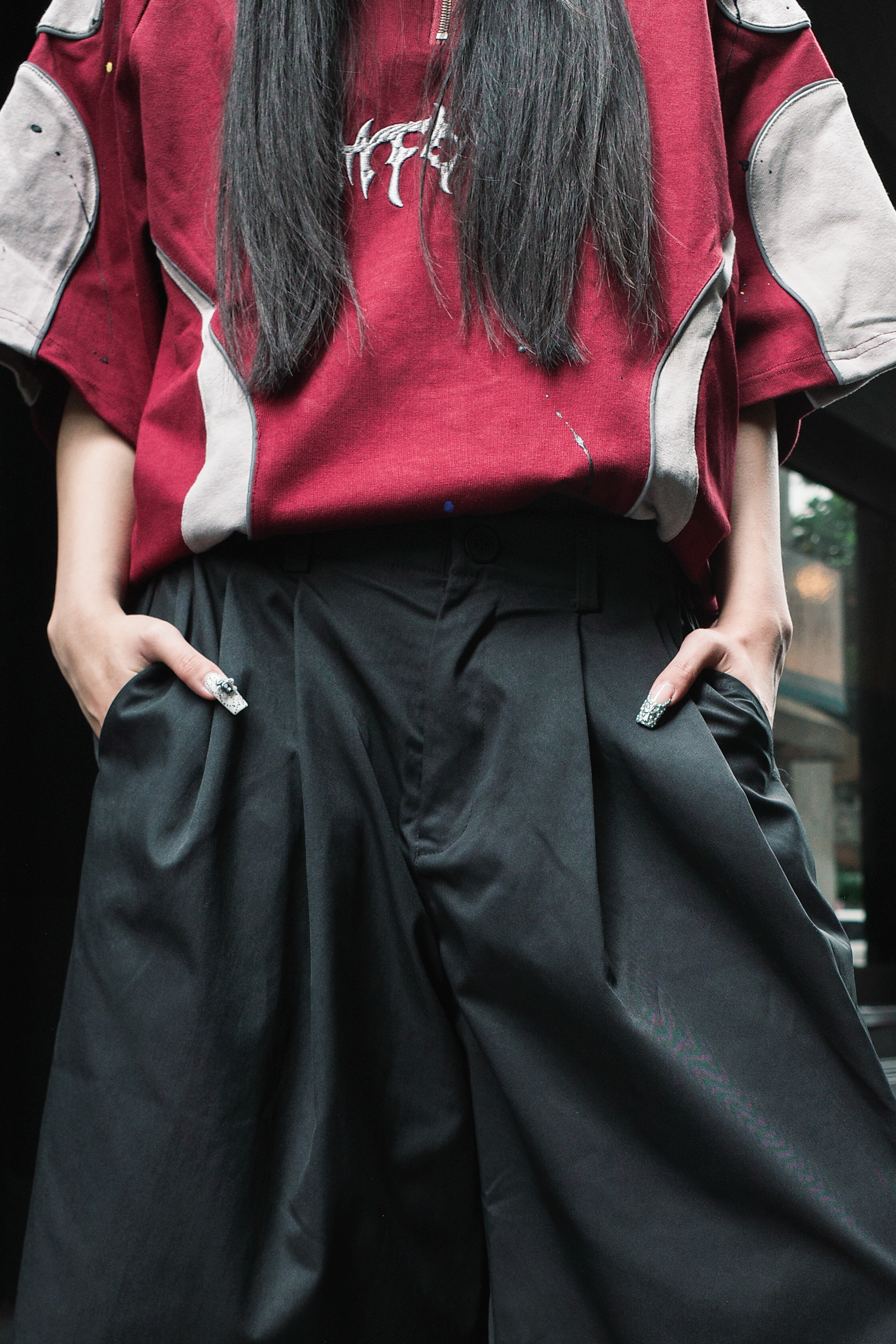 『Always_Good』百搭款 打摺 立體剪裁 六分 短褲