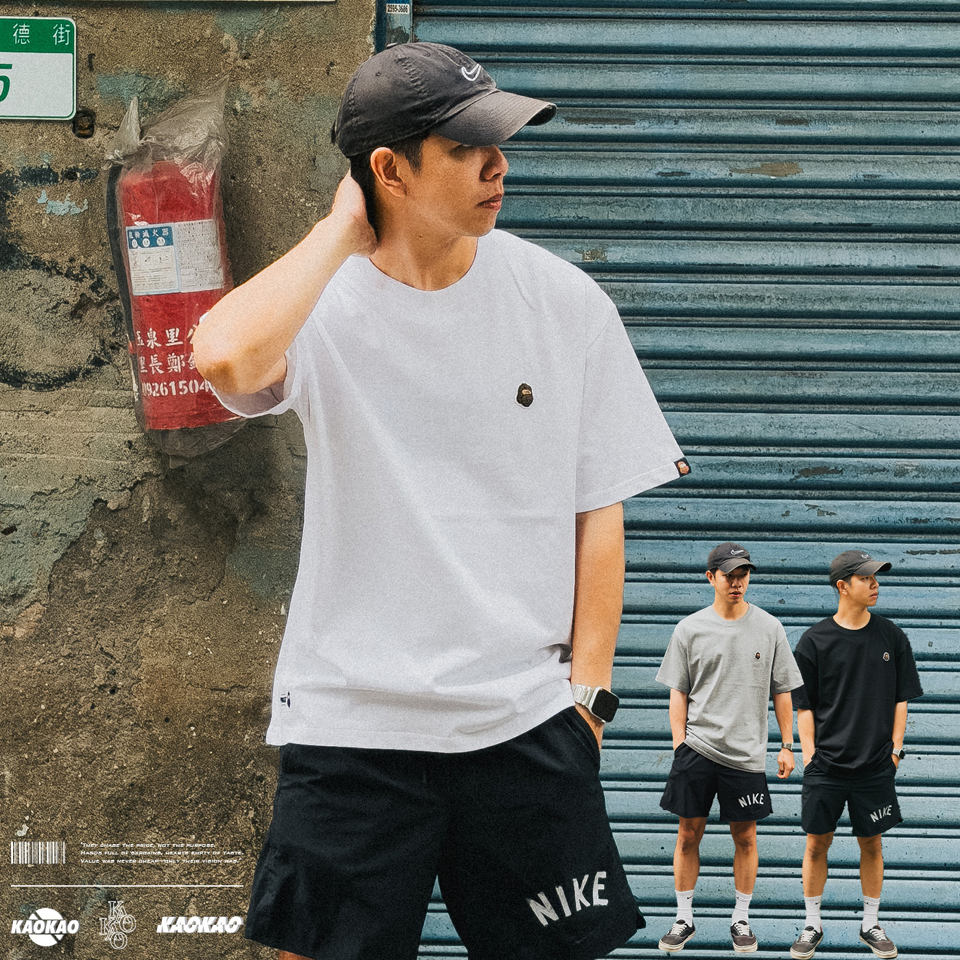 預購 香港IT集團 Fingercroxx FGXX 猿人 小LOGO 潮流迷彩 落肩 短袖T 男女同款【FGXTEW0001200】