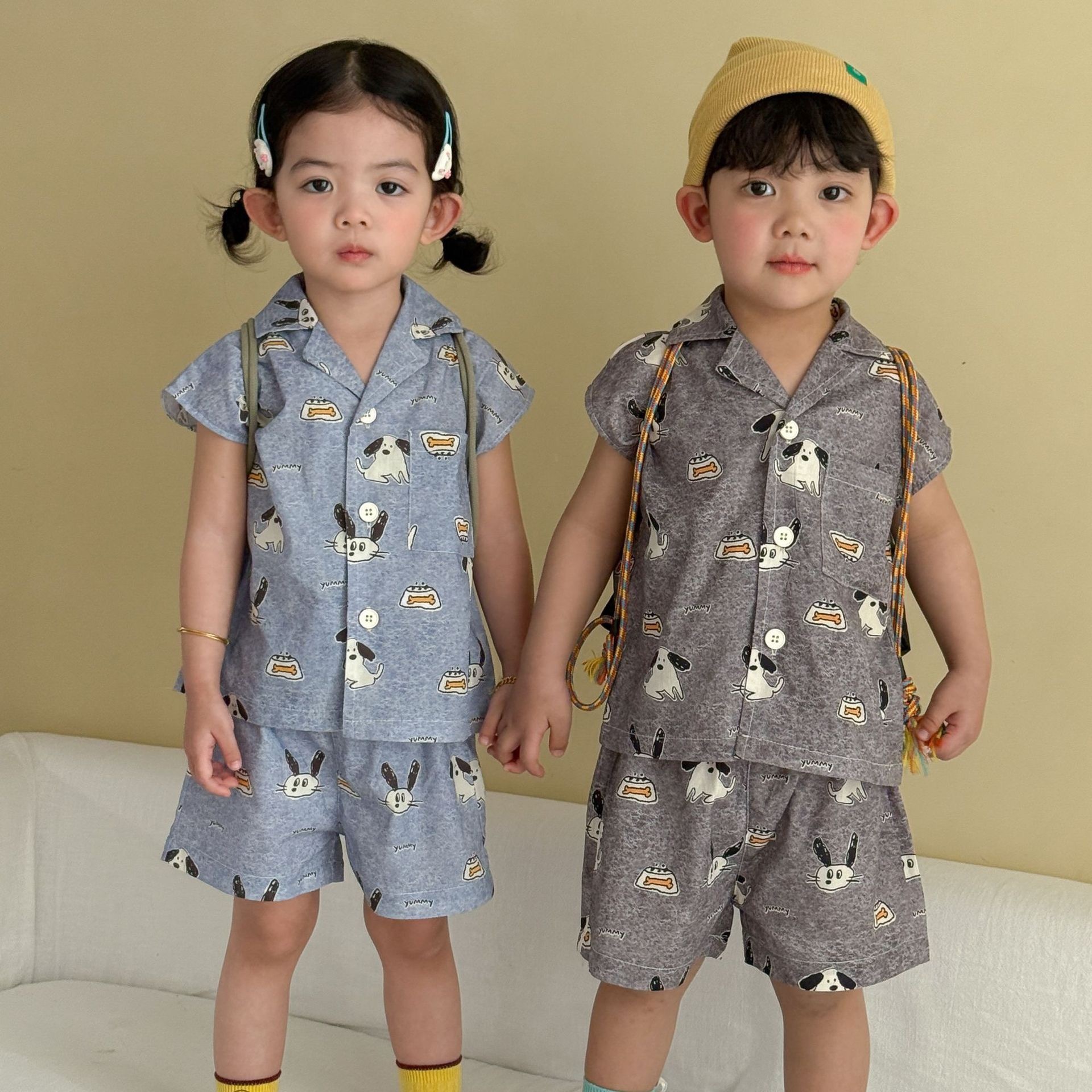 兄弟姐妹一起穿_狗勾套裝