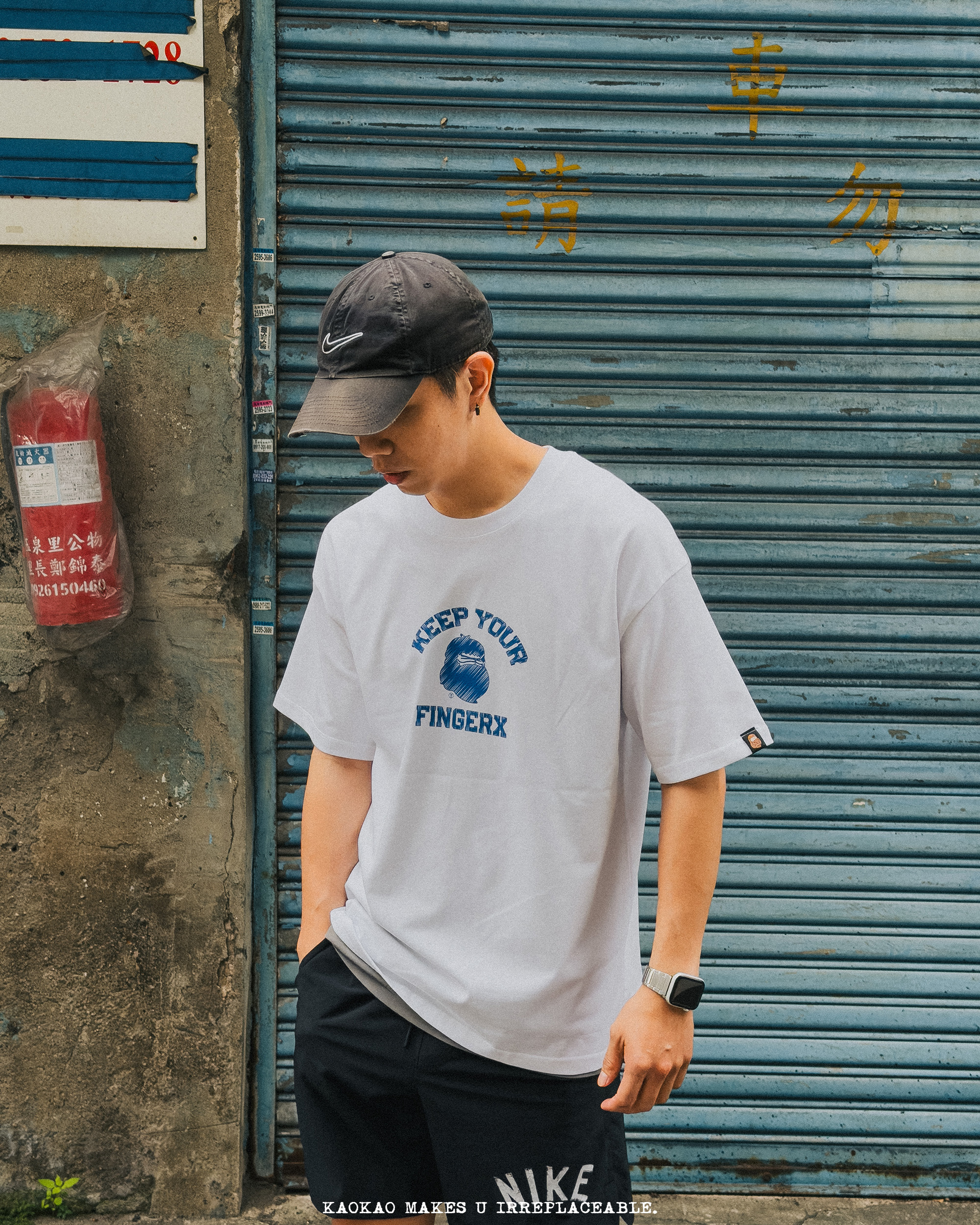 香港IT集團 Fingercroxx FGXX 猿人 背後六個猿人 純棉 重磅 圓領 短袖 T恤 男女同款【FGXTEW0000730】