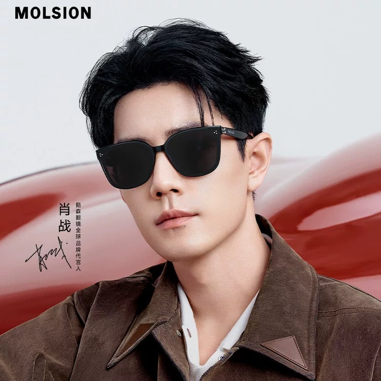 【MOLSION】張凌赫 肖戰同款 MS3131 C10 偏光太陽眼鏡♦(黑)