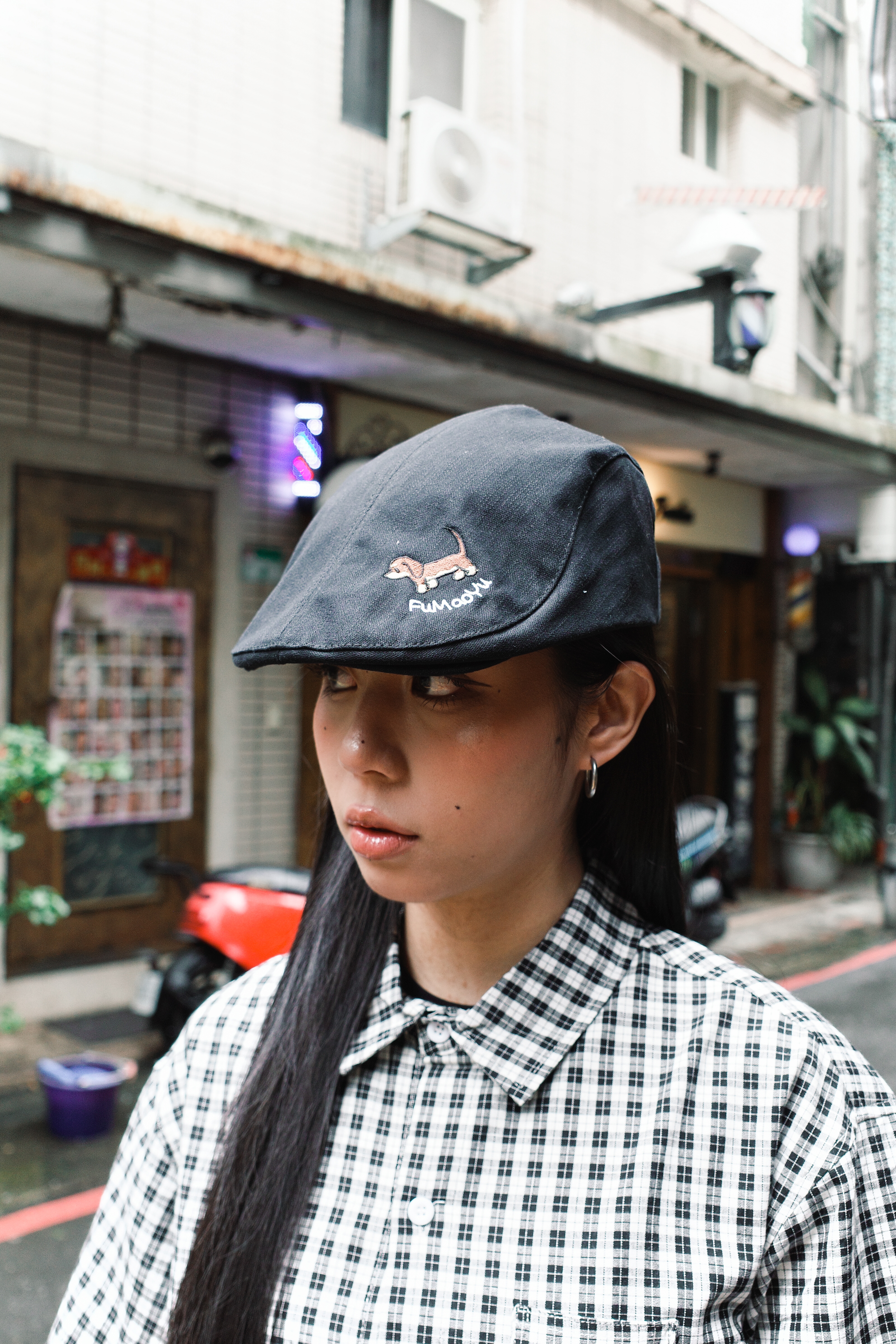 『Always_Good』狗狗刺繡 貝雷帽 小偷帽