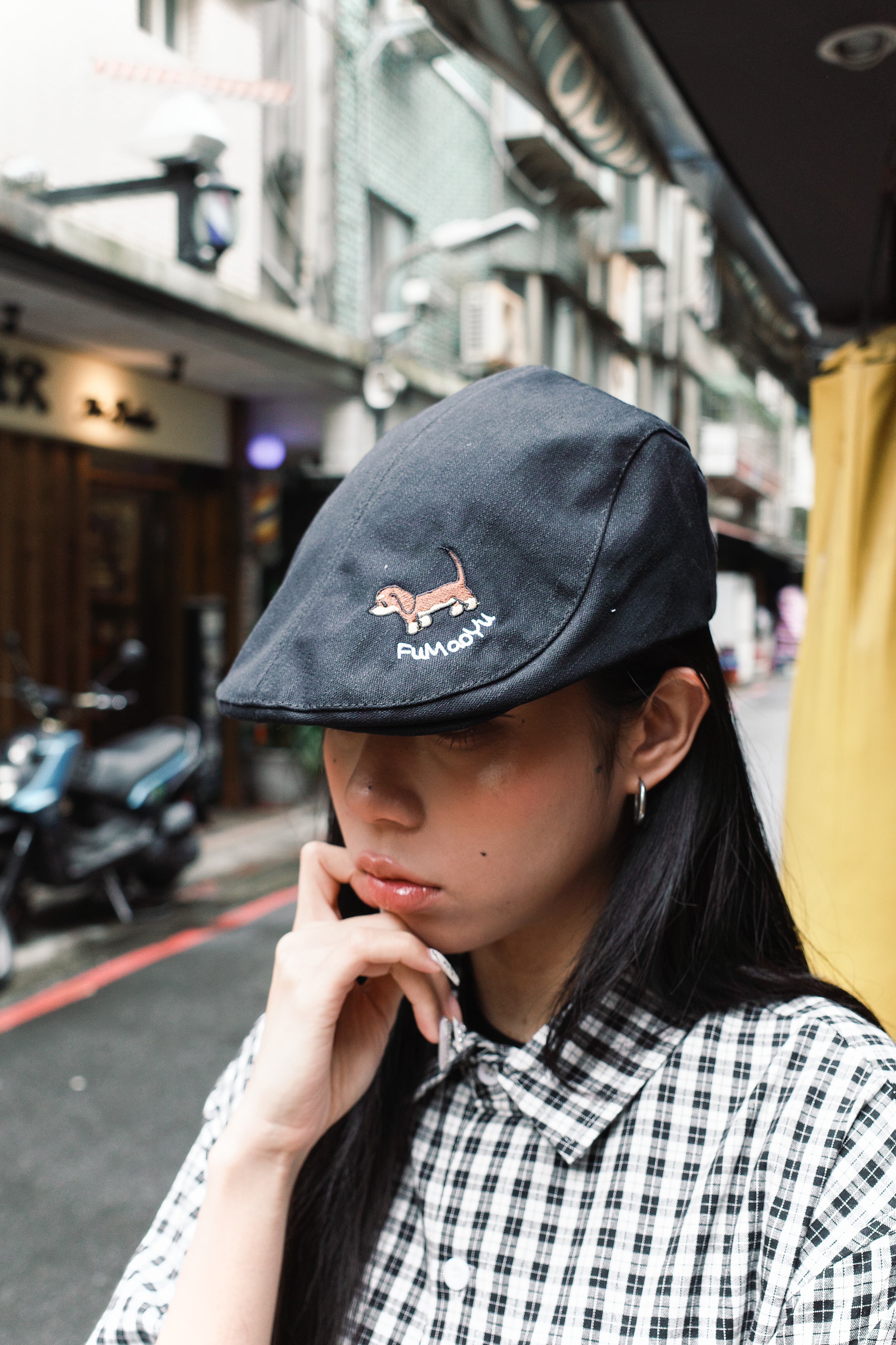 『Always_Good』狗狗刺繡 貝雷帽 小偷帽