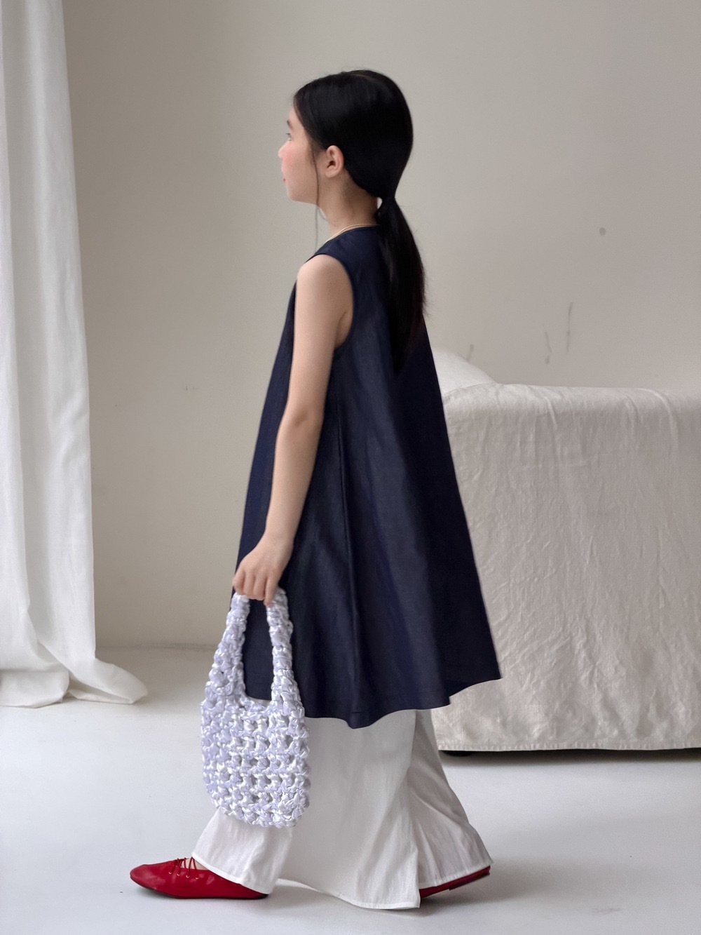 文藝寬鬆感背心洋裝