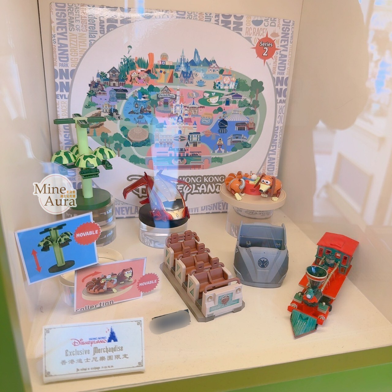 香港迪士尼 園區遊樂設施 造型 公仔 擺飾品 盲選盒 盲盒 第二代 -香港迪士尼樂園