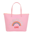 Crisathena Glam Rainbow Middle Tote Bag CT-250413D-PINK -M