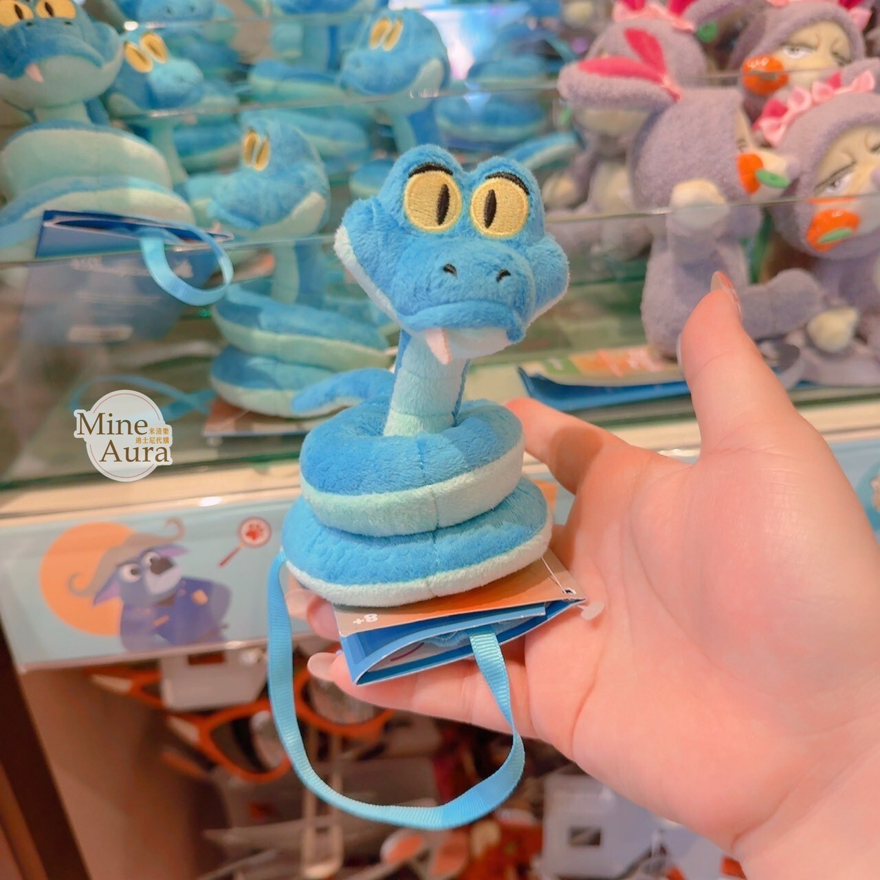 佘蓋瑞 Gary De'Snake 蛇蛇 磁鐵 坐肩 絨毛 娃娃 公仔 動物方城市 Zootopia -香港迪士尼樂園