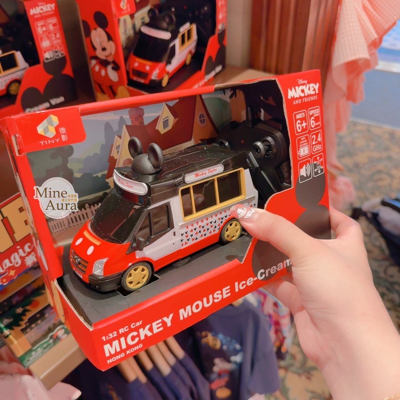 香港限定 TINY x 米奇 Mickey 聯名 香港 雪糕車 1:32 玩具 遙控車 模型車 擺飾