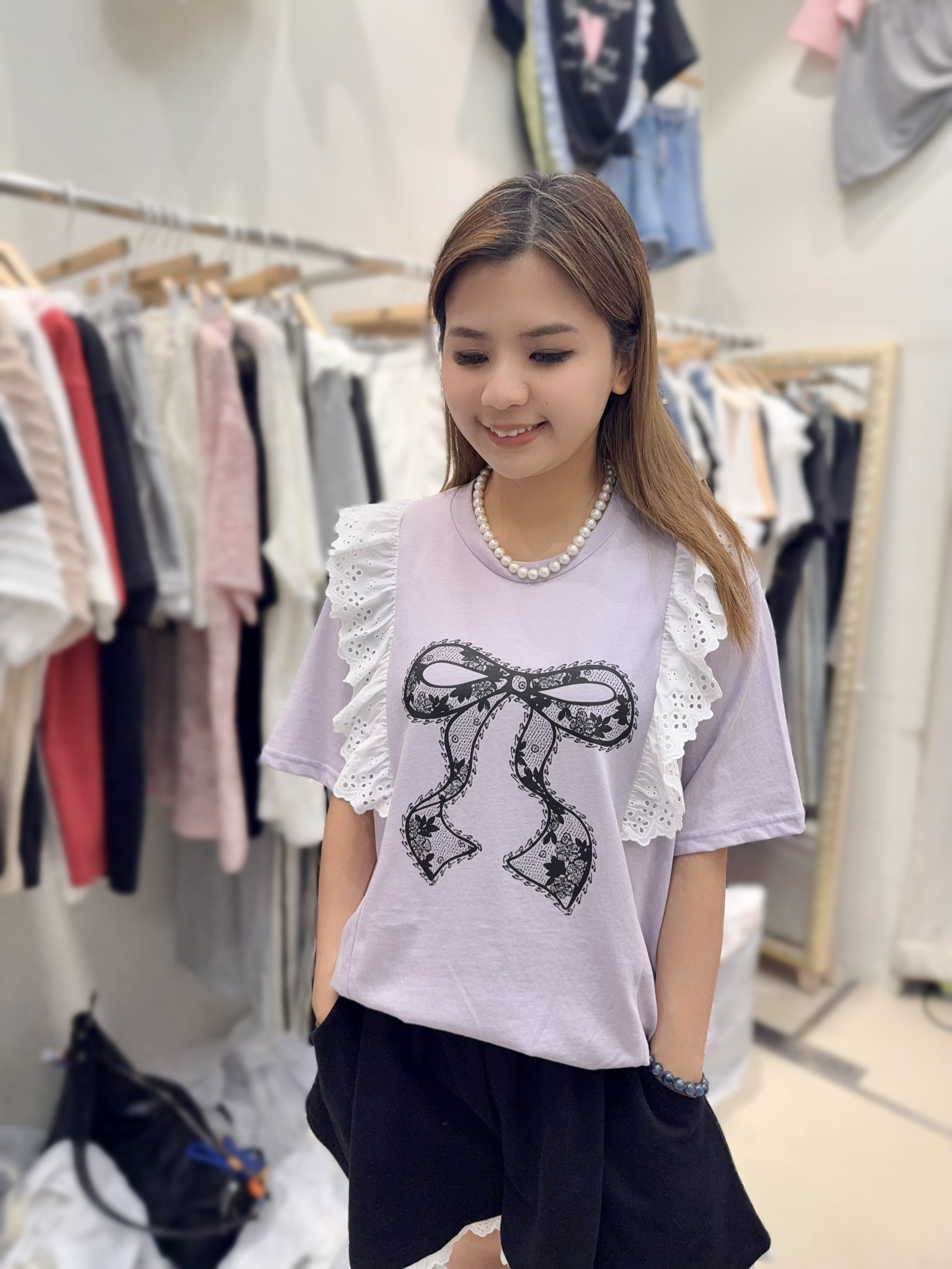 L03  胸46 長25 $409 (一口價)