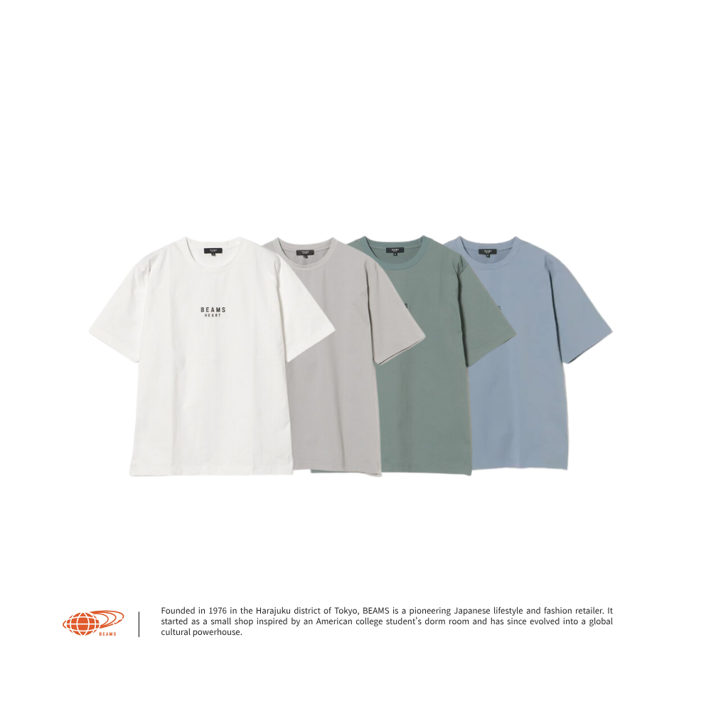 "代購" BEAMS HEART 機能涼感 LOGO 短踢