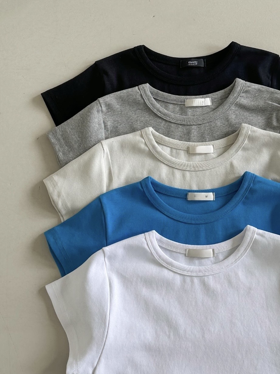 #228N742 百穿不厭 Basic Plain Tee