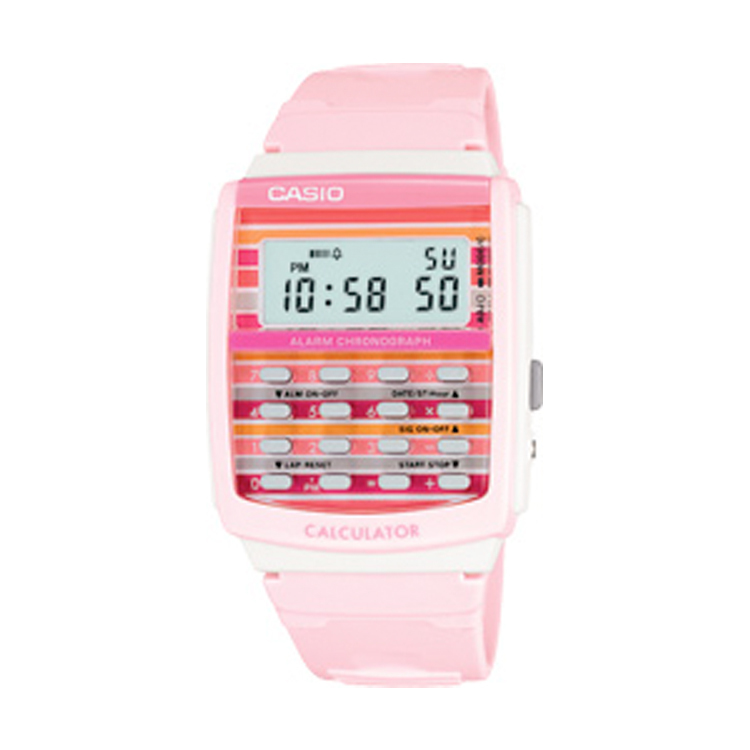 CASIO Poptone 2008 Calculator Watch Rare NOS LDF-40-4A