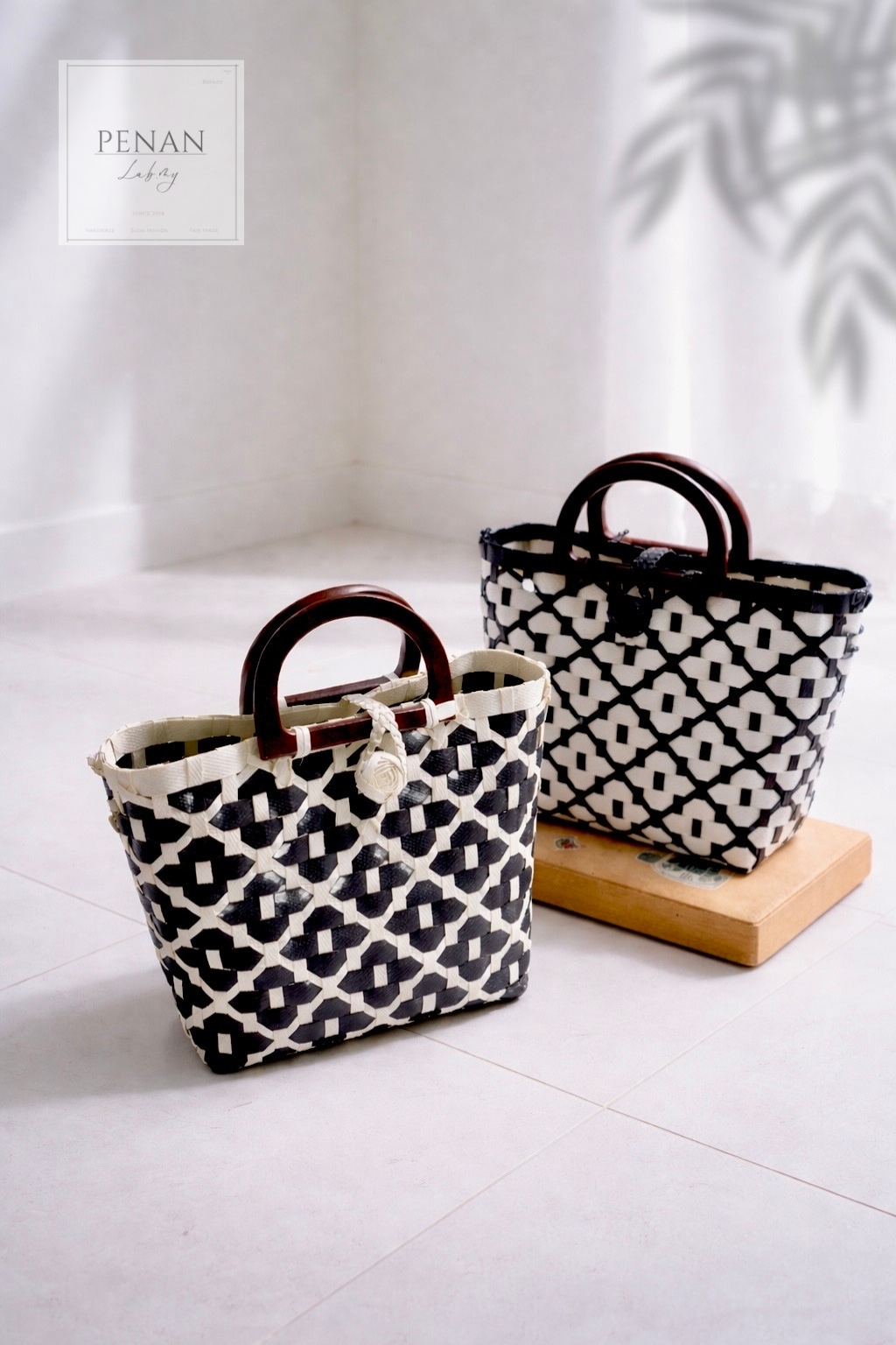 Wood Handle Penan Tote ‘10