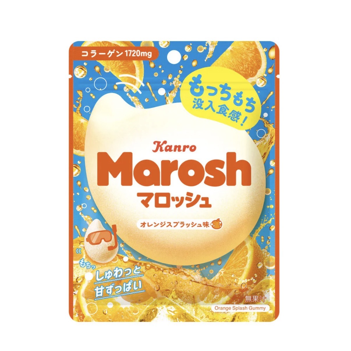 【最新發售】JP Kanro 超麻糬軟糖 橙汁梳打 46g 6908 TK260413