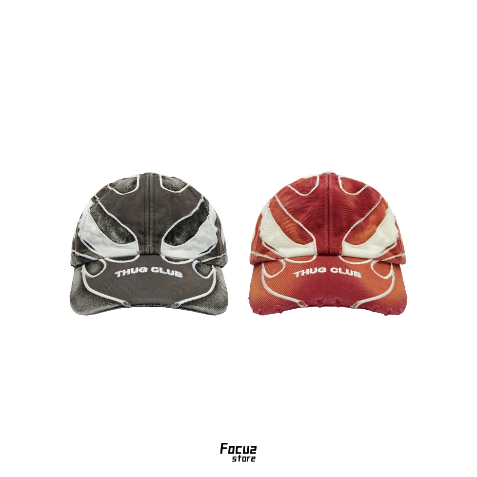 【Focus Store】現貨 Thug Club Chopper Cap 波浪刺繡 六分割帽 兩色