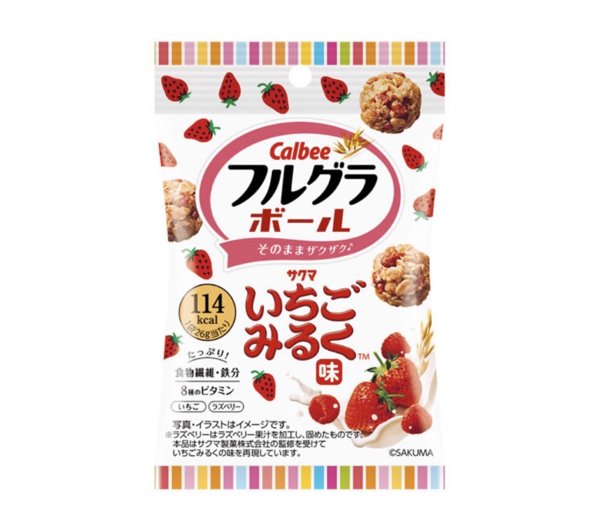 JP Calbee 士多啤梨牛奶穀物脆脆 26g 9231 TK260413