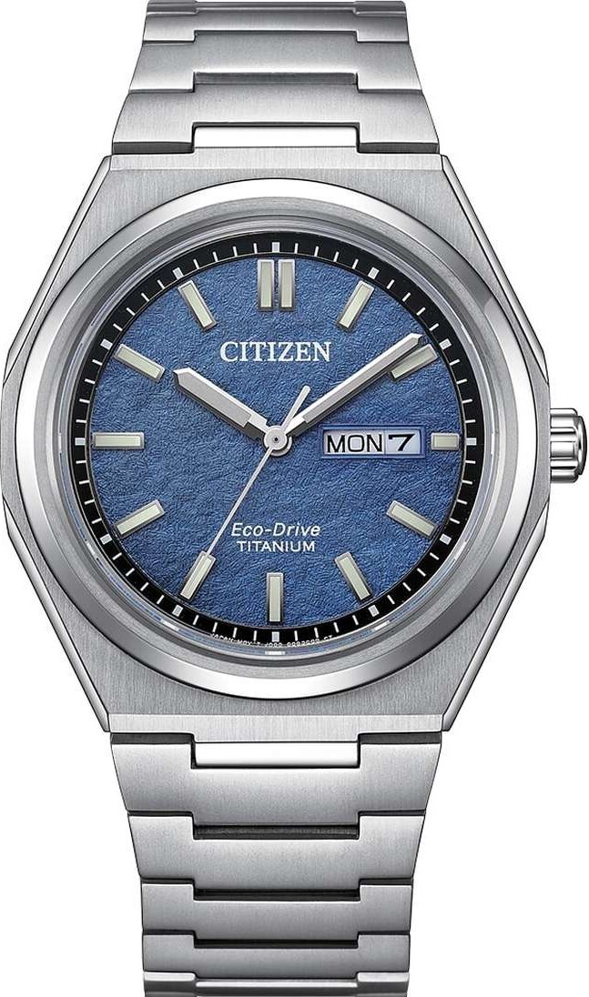 萬年鐘錶 - Citizen 星辰錶  超級鈦輕盈耐磨光動能男錶  AW0130-85L 錶徑39.5MM