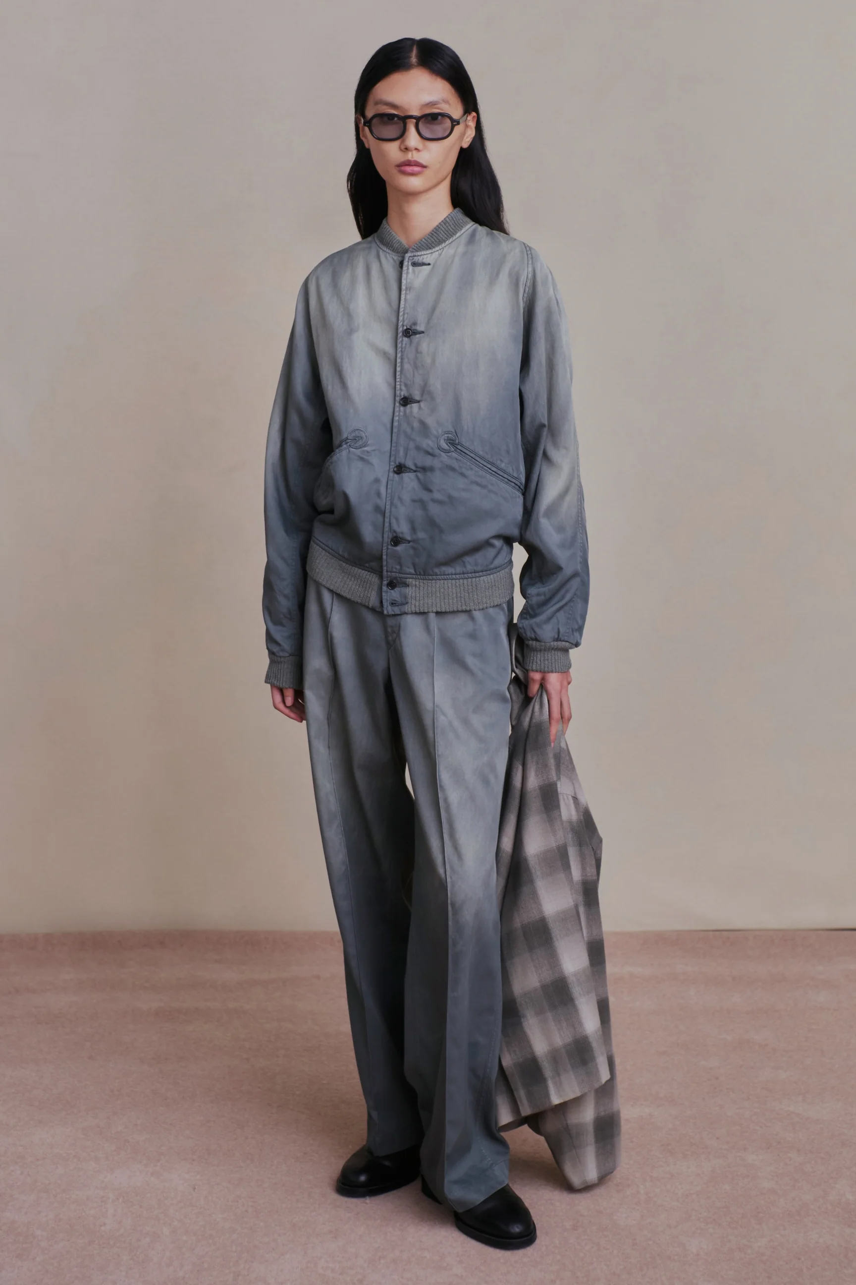 OLD JOE PATINA-RAYON LAWTON BUTTONED JACKET