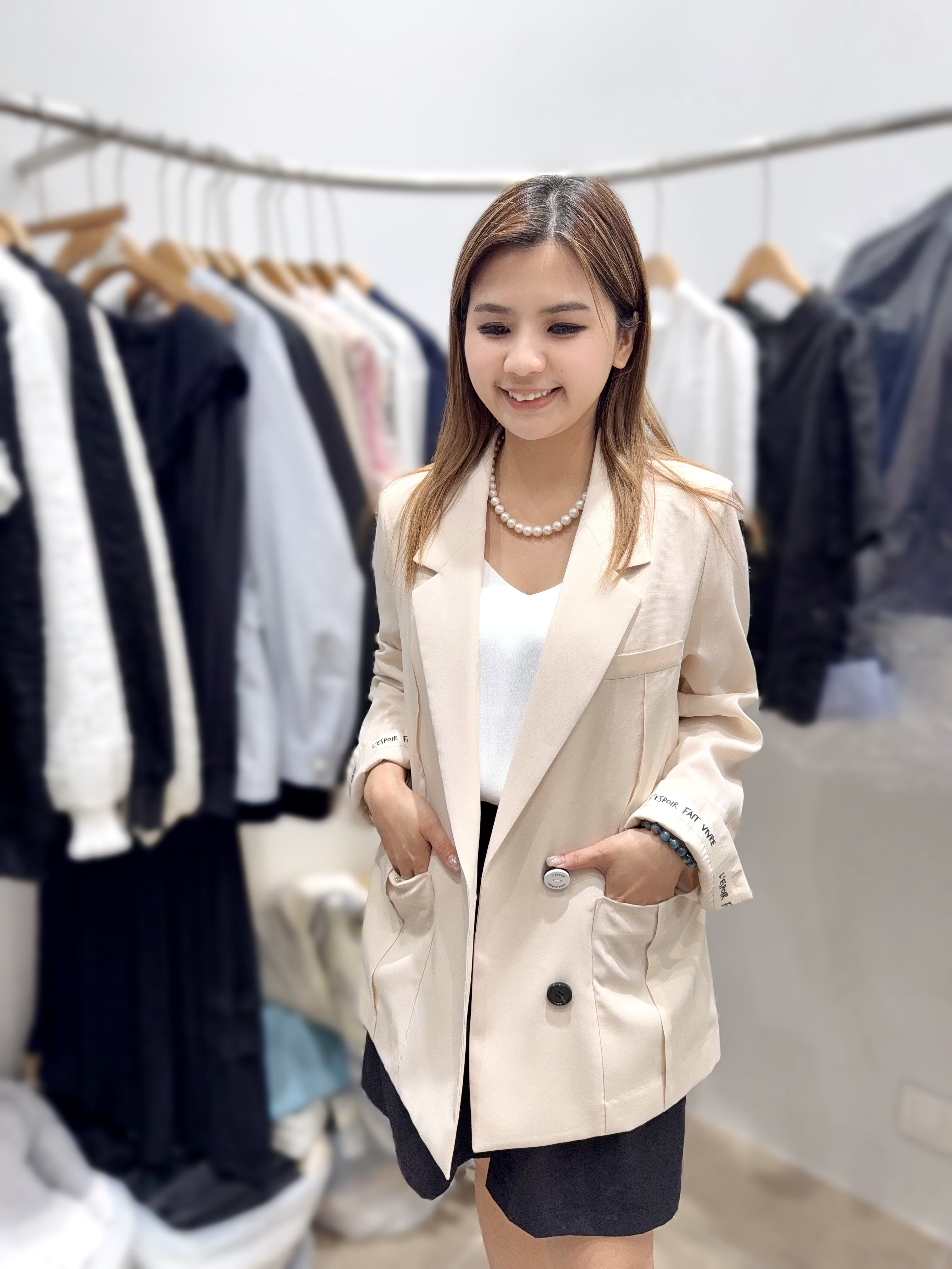 EN52  西裝褸   S胸41   長27.5/    M胸42   長27.5 $839 [一口價]