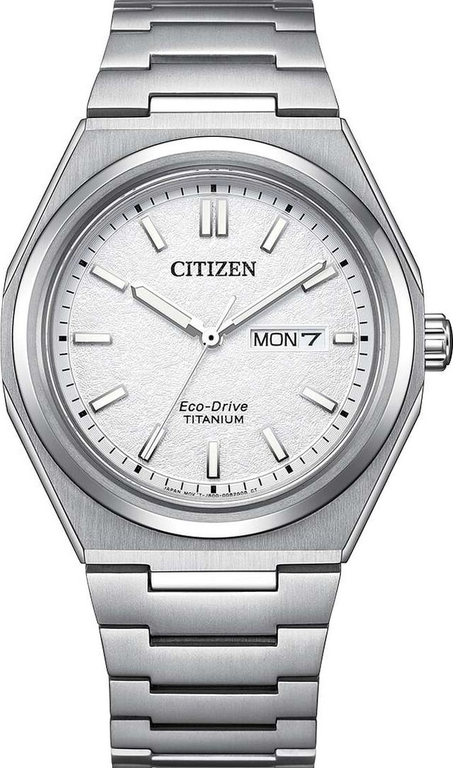 萬年鐘錶 - Citizen 星辰錶  超級鈦輕盈耐磨光動能男錶  AW0130-85A 錶徑39.5MM