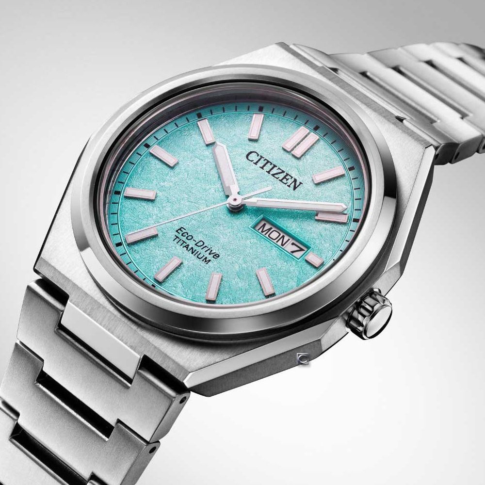 萬年鐘錶 - Citizen 星辰錶  超級鈦輕盈耐磨光動能男錶  AW0130-85M 錶徑39.5MM